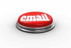 电子邮件数字生成的红色的推按钮