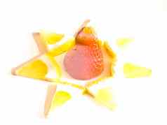 三角形草莓柠檬