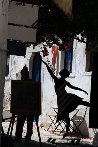 希腊街舞者食物多德卡尼斯群岛希腊