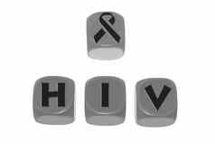 艾滋病毒象征词艾滋病毒多维数据集