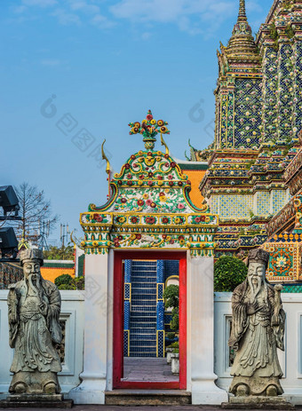寺庙室内什么巨像寺庙曼谷泰国