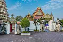 寺庙室内什么巨像寺庙曼谷泰国