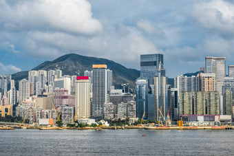 中央天际线海滨<strong>铜锣</strong>湾在香港香港