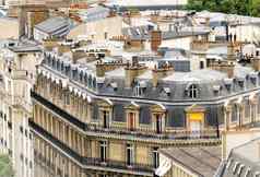美丽的经典建筑巴黎法国城市景观建筑