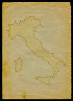 意大利地图纸