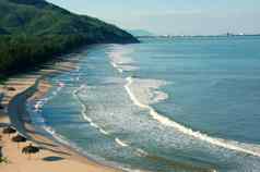 越南海滩越南南海滨景观