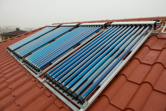 真空收藏家太阳能水加热系统