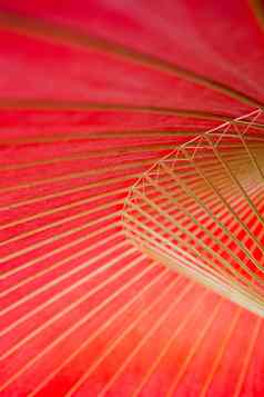 日本红色的伞
