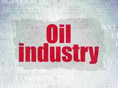 减少加工概念石油行业数字纸背景