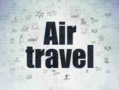 假期概念空气旅行数字纸背景