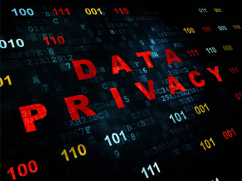 保护概念数据隐私数字背景