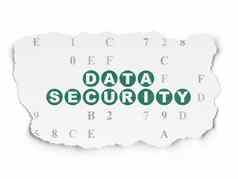 保护概念数据安全撕裂纸背景