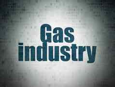行业概念气体行业数字纸背景