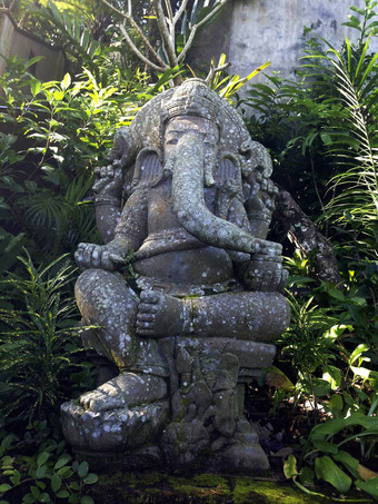 丛林雕像Ganesh