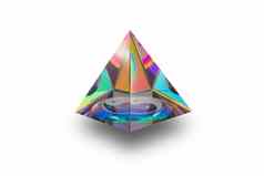 三角形水晶阴的