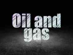行业概念石油气体难看的东西黑暗房间