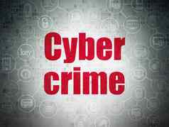 安全概念网络犯罪数字数据纸背景