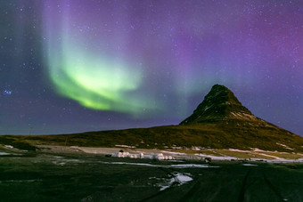 北部灯极光冰岛