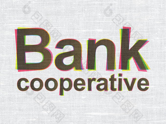 货币概念银行合作织物纹理背景