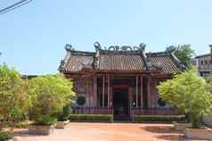 传统的中国人寺庙泰国