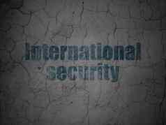 安全概念国际安全难看的东西墙背景