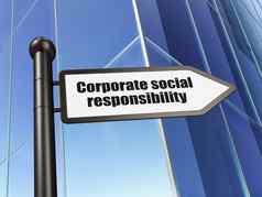 金融概念标志企业社会责任建筑背景