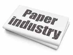 行业概念纸行业空白报纸背景