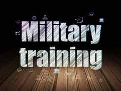 教育概念军事培训难看的东西黑暗房间