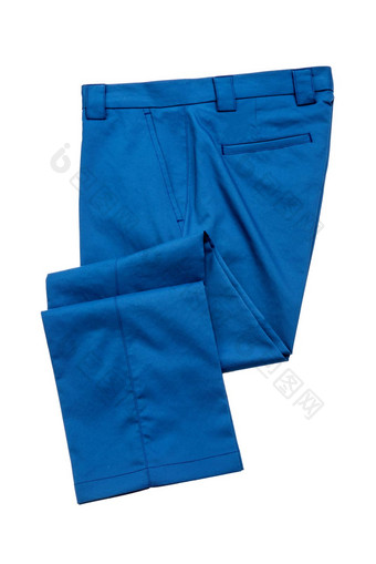 光蓝色的<strong>裤子裤子</strong>男人。