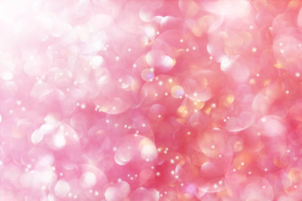 甜蜜的情人节奢侈品梦幻粉红色的闪闪发光的背景