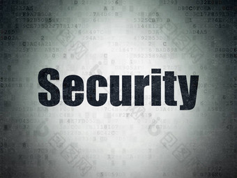 安全概念安全数字数据纸背景