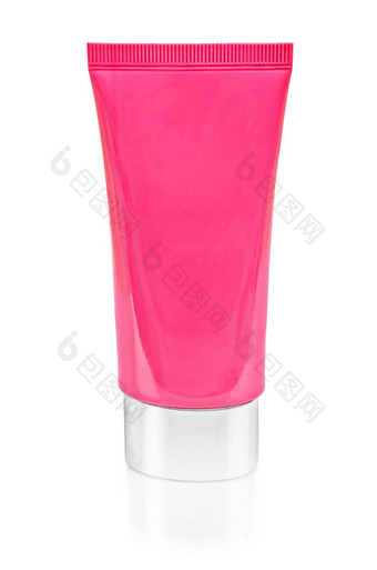 粉红色的化妆品塑料瓶