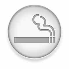 图标按钮pictogram吸烟区域