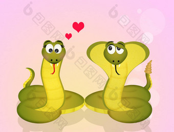 蛇夫妇爱