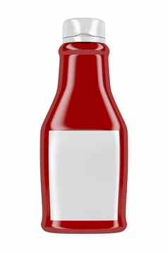 番茄酱瓶空白标签