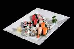 寿司生鱼片矩形板