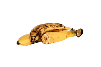 香蕉成熟的香蕉孤立的白色<strong>背</strong>景