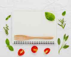 食物背景食物菜单设计笔记本背景
