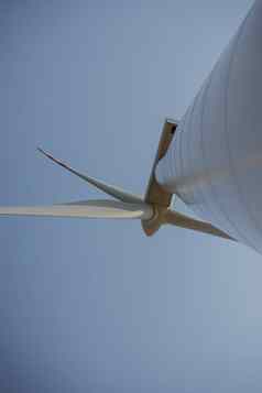 windturbine阳光明媚的一天