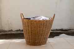 衣服洗衣木篮子