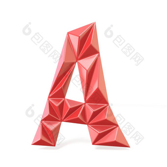 红色<strong>的</strong>现代三角<strong>字体</strong>。信