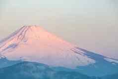 富士山湖箱根日出
