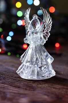 水晶天使一年装饰圣诞节饰品克里斯特姆