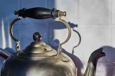 金属复古的电水壶
