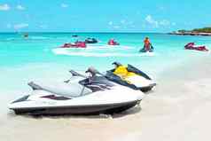 飞机滑雪板加勒比海阿鲁巴岛岛caribbbean