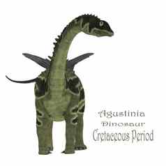 阿古斯蒂尼亚恐龙字体。