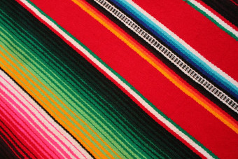<strong>墨西哥墨西哥</strong>传统的五五月地毯雨披聚会背景条纹