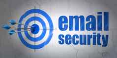 安全概念目标电子邮件安全墙背景
