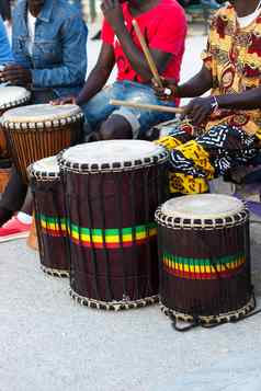 非洲手鼓鼓手玩