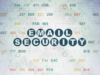 隐私概念电子邮件安全数字数据纸背景